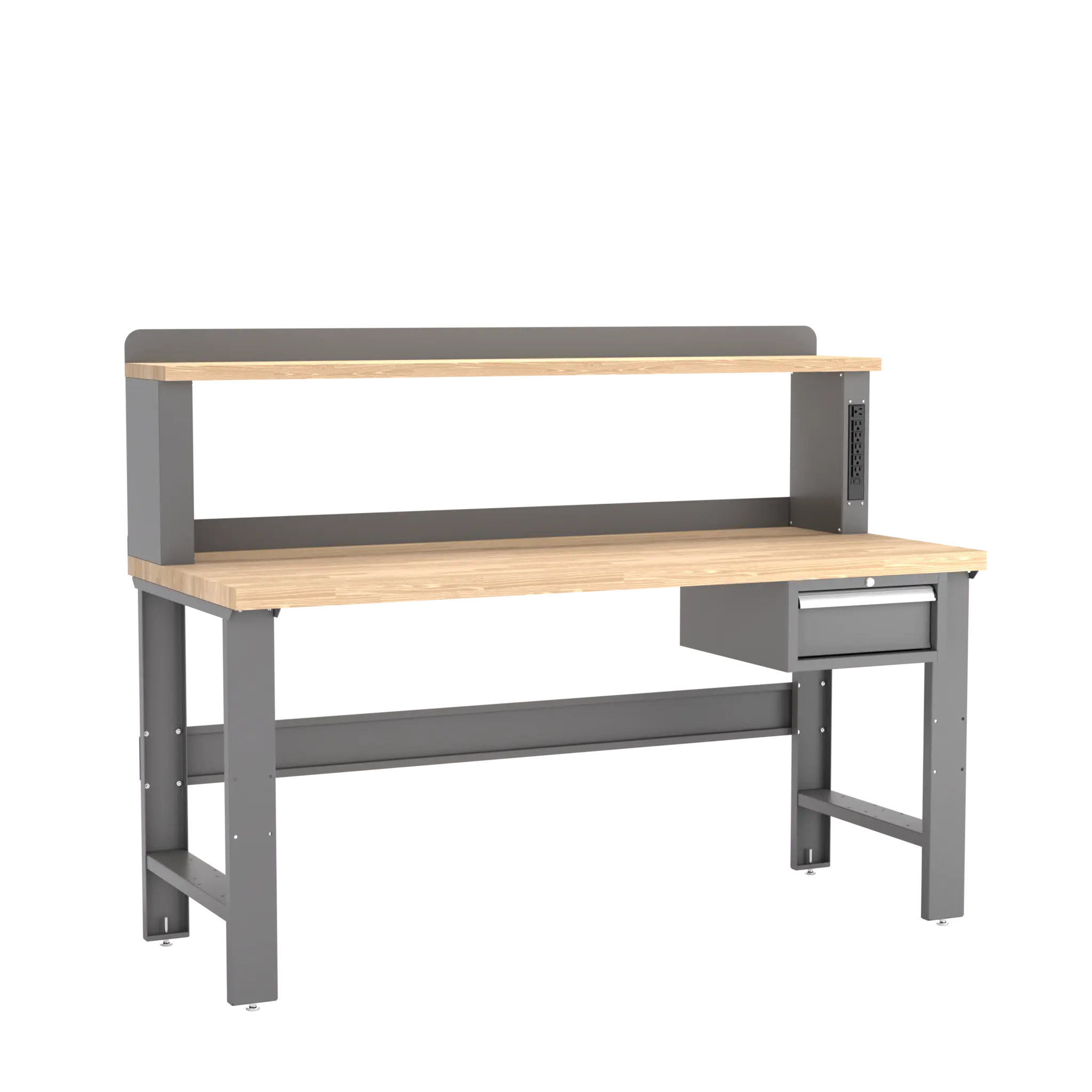 Champion Tool 12 Power Riser Single Drawer Workbench, 72 W x 35-1/4 H x 30 D in - CM WB102-B7230 Champion Tool Storage