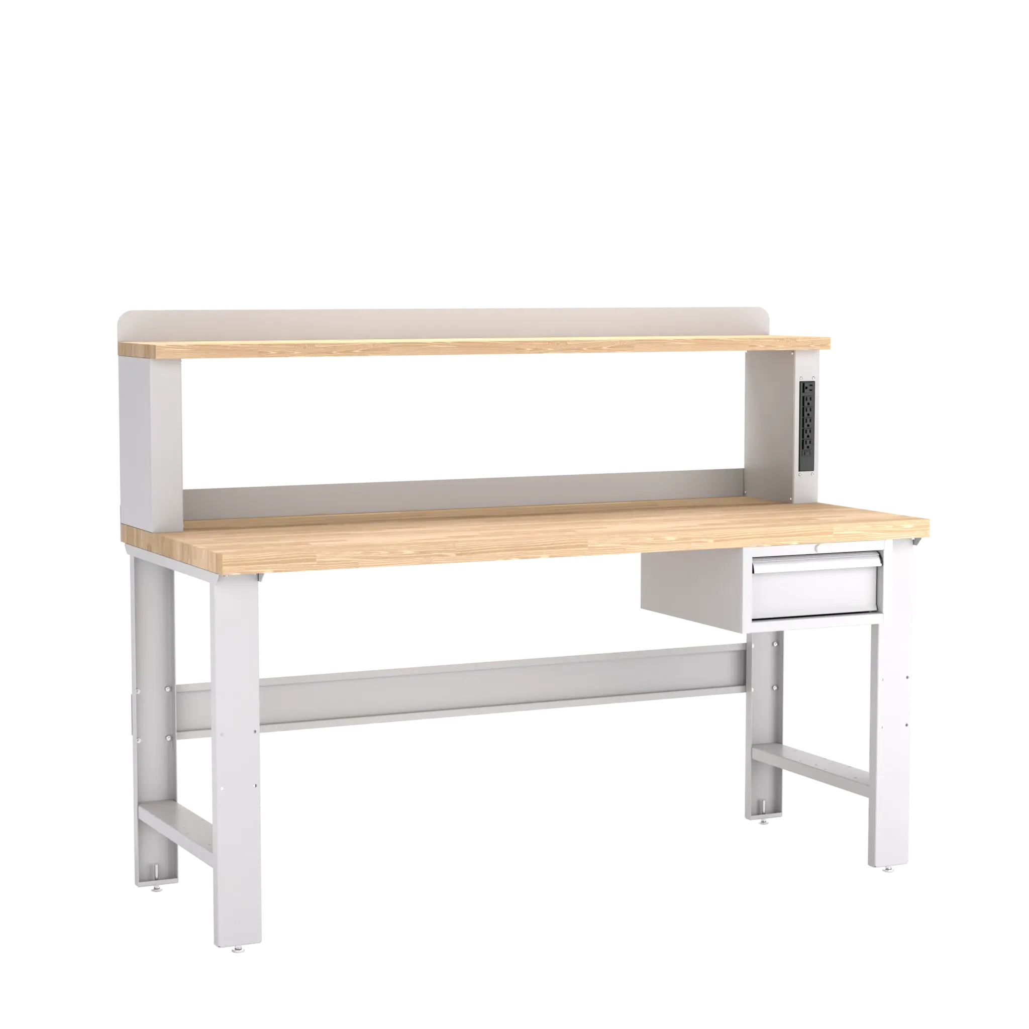 Champion Tool 12 Power Riser Single Drawer Workbench, 72 W x 35-1/4 H x 30 D in - CM WB102-B7230 Champion Tool Storage