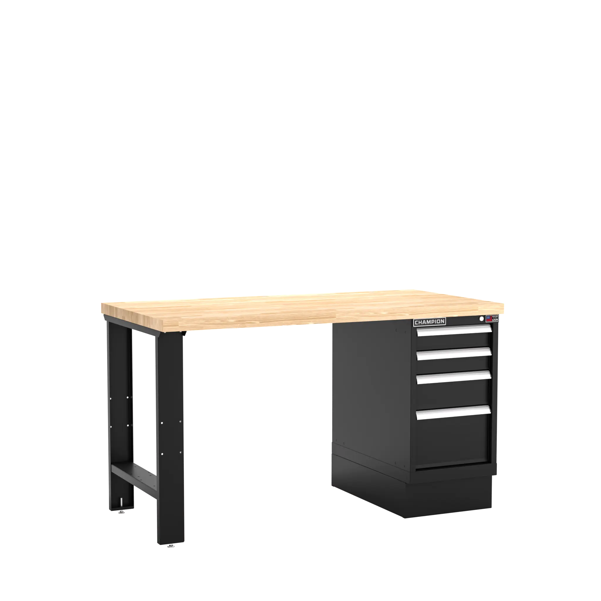 Champion Tool 4-Drawer Cabinet Workbench, 60 W x 35-1/4 H x 30 D in - CM WB200-B6030 Champion Tool Storage