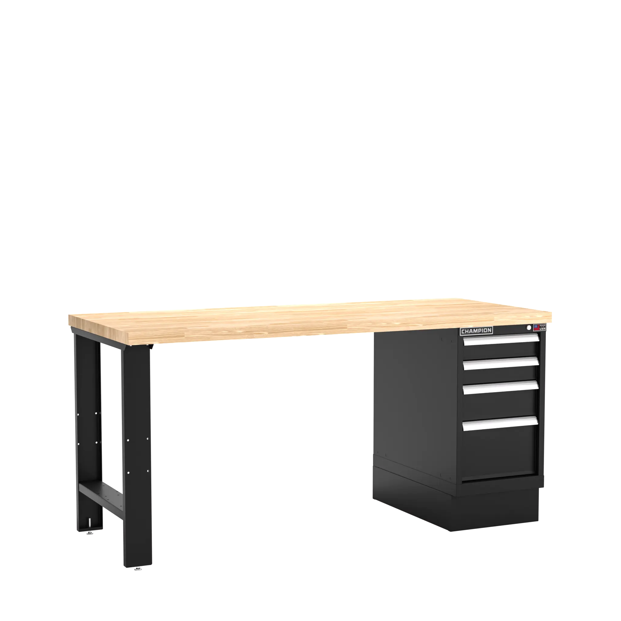 Champion Tool 4-Drawer Cabinet Workbench, 72 W x 35-1/4 H x 30 D in - CM WB200-B7230 Champion Tool Storage