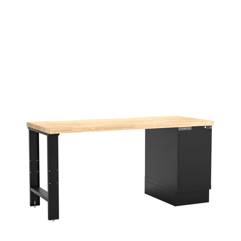 Champion Tool Configured Cabinet Workbench, 72 W x 35-1/4 H x 30 D in - CM WB300-B7230 Champion Tool Storage