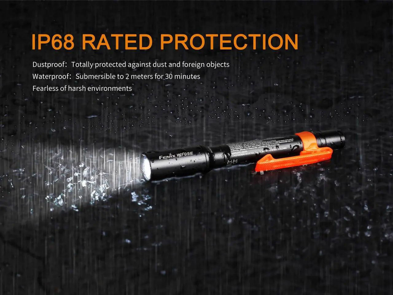 Fenix 85 Lumen AAA Intrinsically Safe Flashlight - F FX-WF05E Fenix
