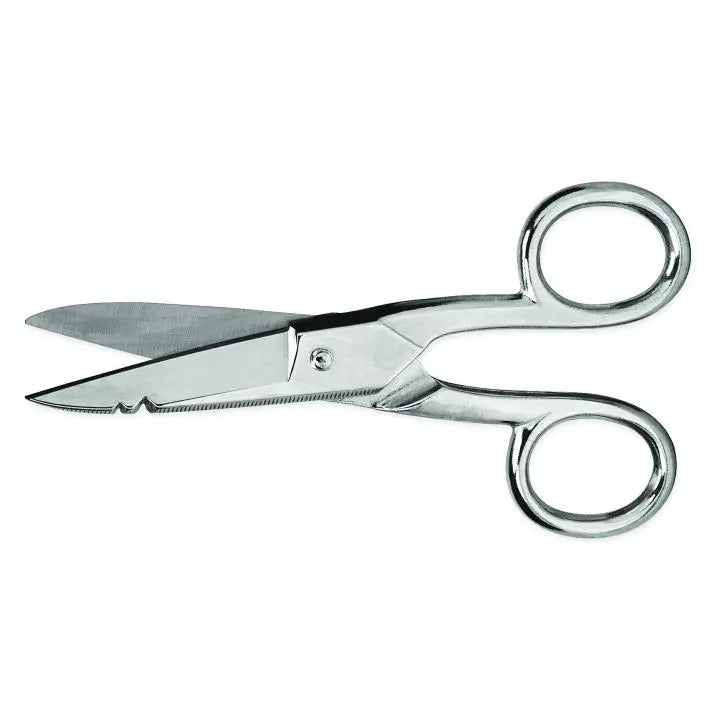 WISS Carded Electrician Scissor with Serrated Bottom Blade, 5 in - GW 175E5V WISS