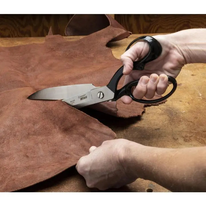 WISS Wide Blade Bent Handle Industrial Shear, 12 in - GW W22W WISS