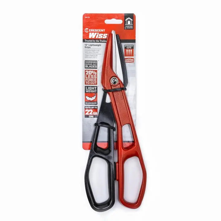 WISS Lightweight Aluminum Tinner Snip, 12 in - GW WAL13S WISS