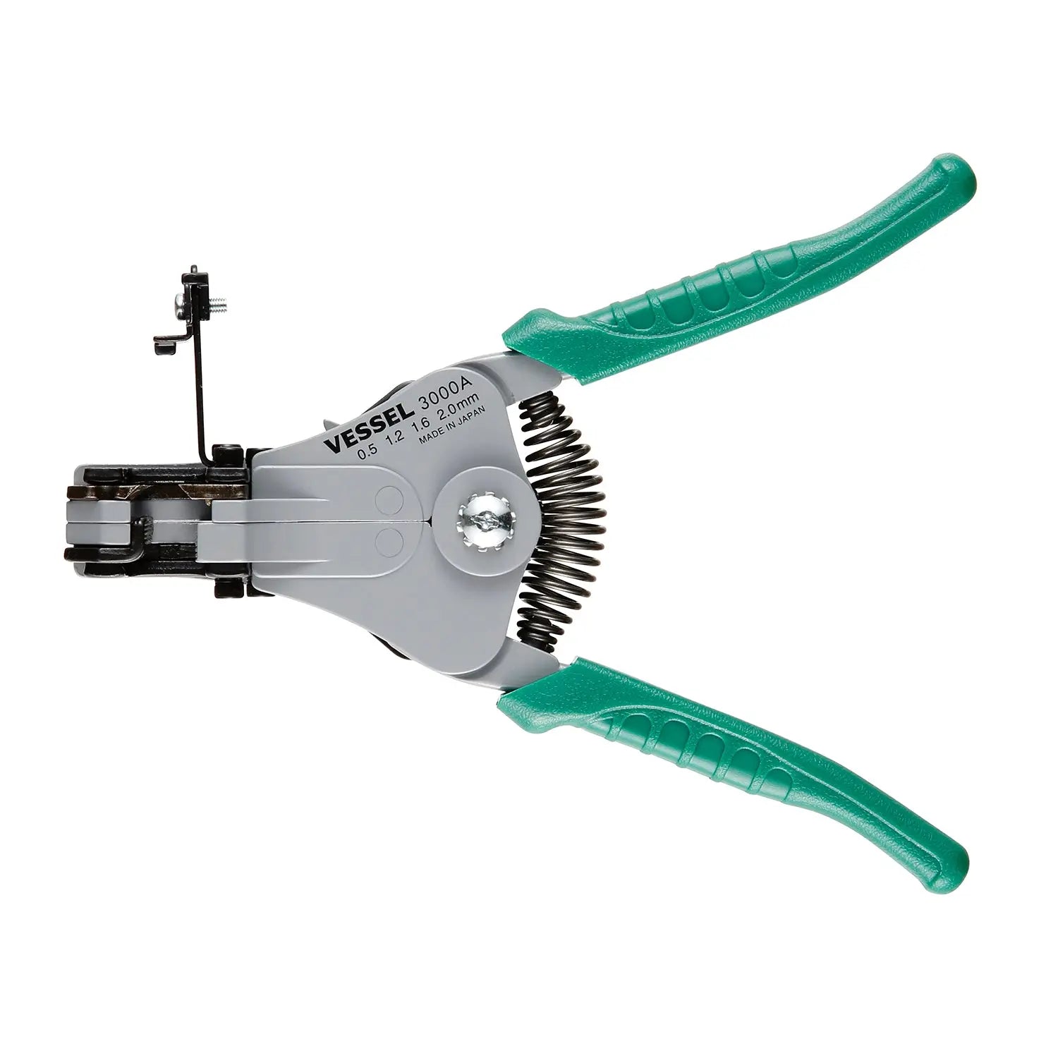 Vessel Tools Green Solid Wire Stripper - VL WS3000A Vessel Tools
