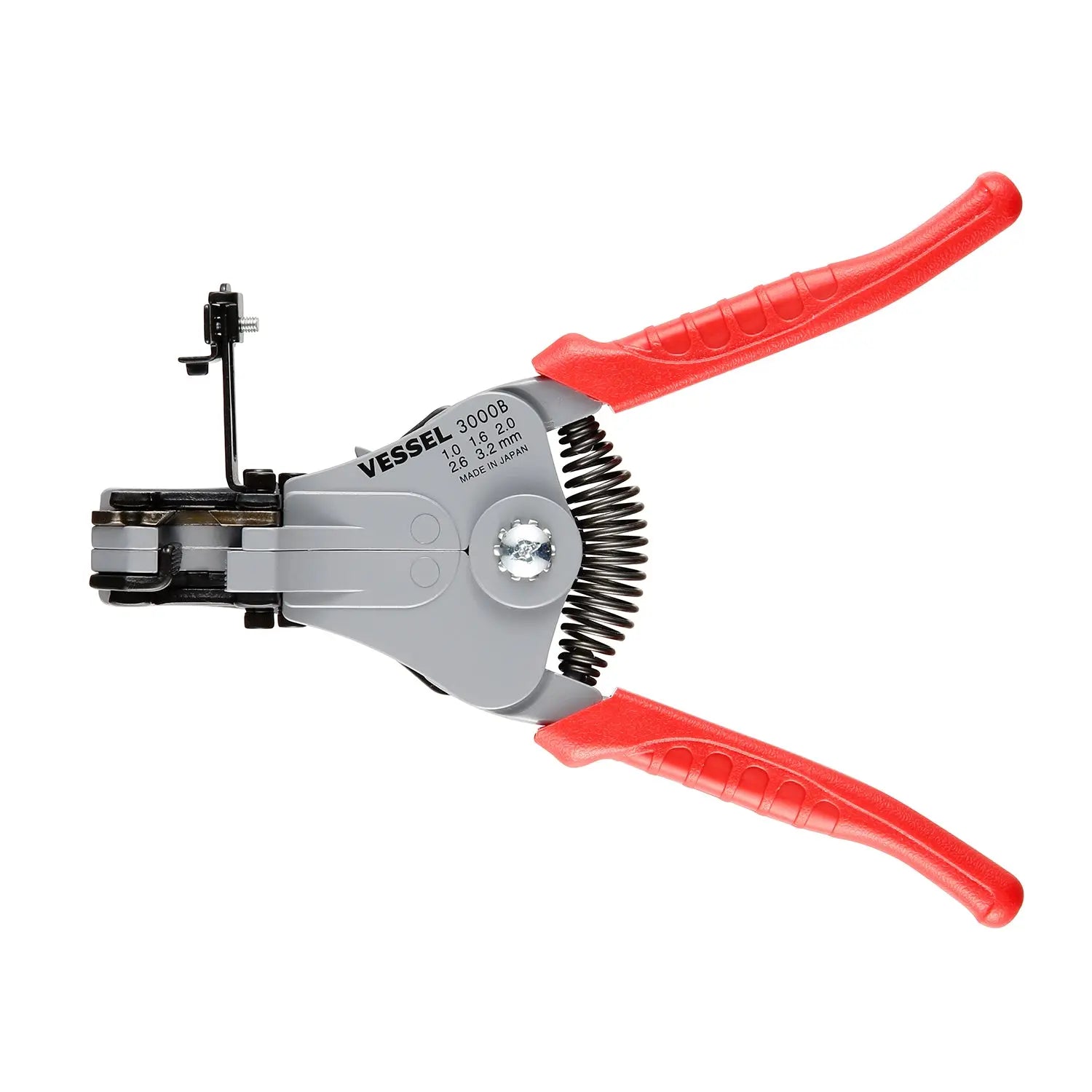 Vessel Tools Red Solid Wire Stripper - VL WS3000B Vessel Tools