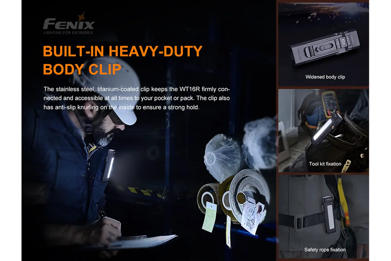 Fenix 300 Lumen Rechargeable Work Light - F FX-WT16R Fenix