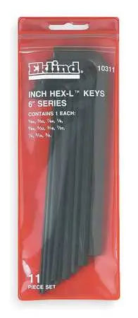 Eklind Set of 11 Hexagon L-Key with Pouch - EK 10311 Hexagon L-Key Set Eklind