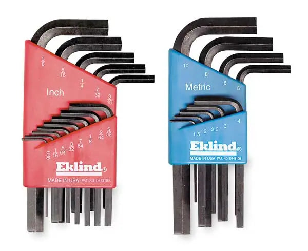 Eklind Set of 22 Bright Hexagon L-Key Combo - EK 11122 Hexagon L-Key Set Eklind