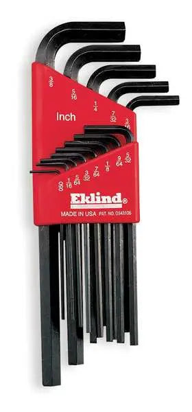 Eklind Set of 22 Hexagon L-Key Combo Pack with Plastic Index - EK 10222 Hexagon L-Key Set Eklind