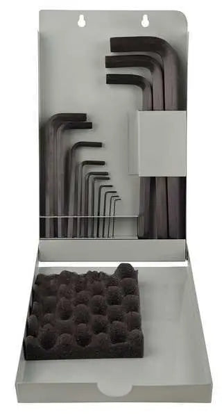 Eklind Set of 13 Ball End Long Hexagon L-Key with Metal Box - EK 13613 Hexagon L-Key Set Eklind