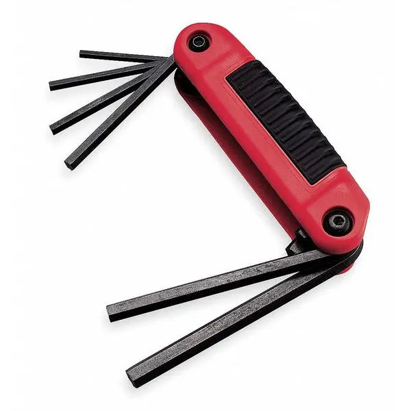 Eklind Set of 6 Short Hexagon Ergo-Fold Key with Handle - EK 25611 Hexagon Ergo-Fold Key Set Eklind