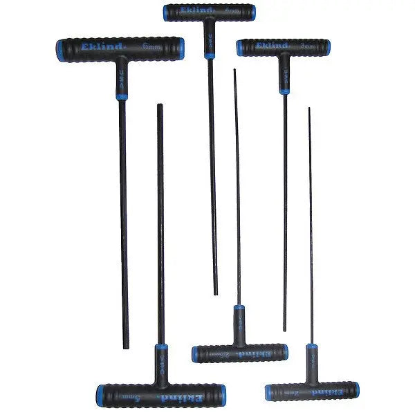 Eklind Set of 6 Power-T Hexagon Key with T-Handle - EK 64906 Hexagon Key Set Eklind