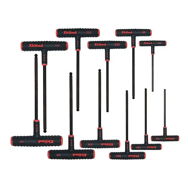 Eklind Set of 11 Power-T Hexagon Key with T-Handle - EK 60811 Hexagon Key Set Eklind