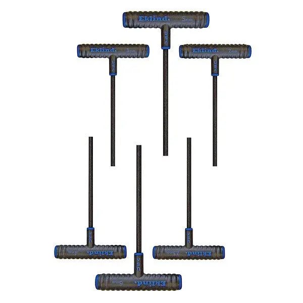Eklind Set of 6 Power-T Hexagon Key with T-Handle - EK 64606 Hexagon Key Set Eklind