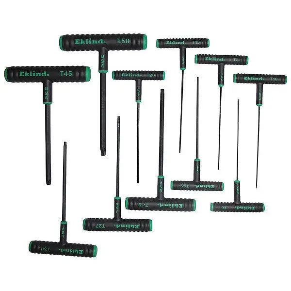 Eklind Set of 11 Power-T Hexagon Key with T-Handle - EK 68691 Hexagon Key Set Eklind