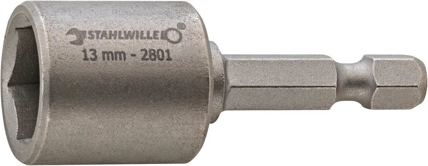 Stahlwille 1/4 in Drive Hexagon Impact Socket, 8mm - ST 28011008 Stahlwille