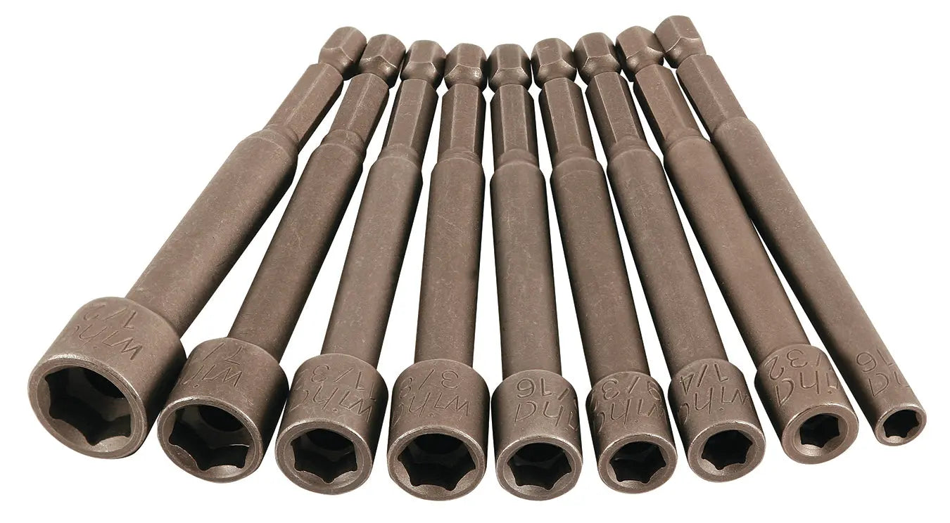 Wiha 76085, Power Blade Inch Nut Driver 9 Pc. Set Wiha