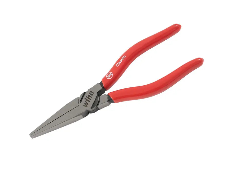 Wiha 32630, Soft Grip Long Flat Nose Pliers 6.3" Wiha