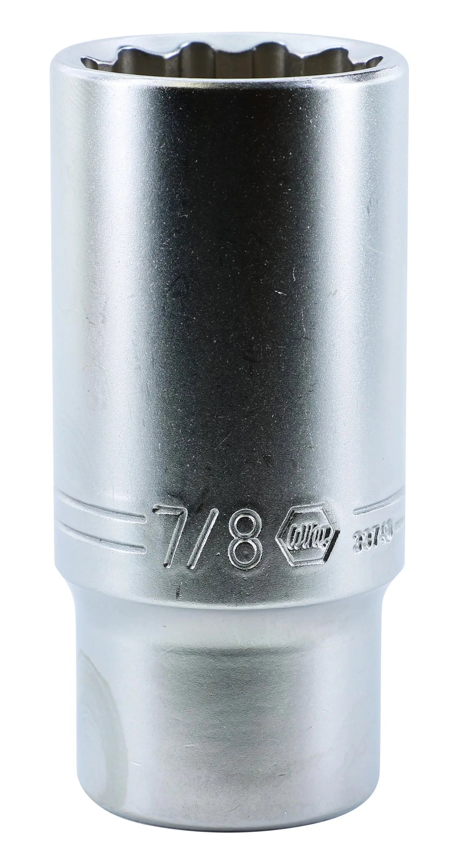 Wiha 33749, 3/8" Drive Deep Socket, 12 Point, 7/8" Wiha