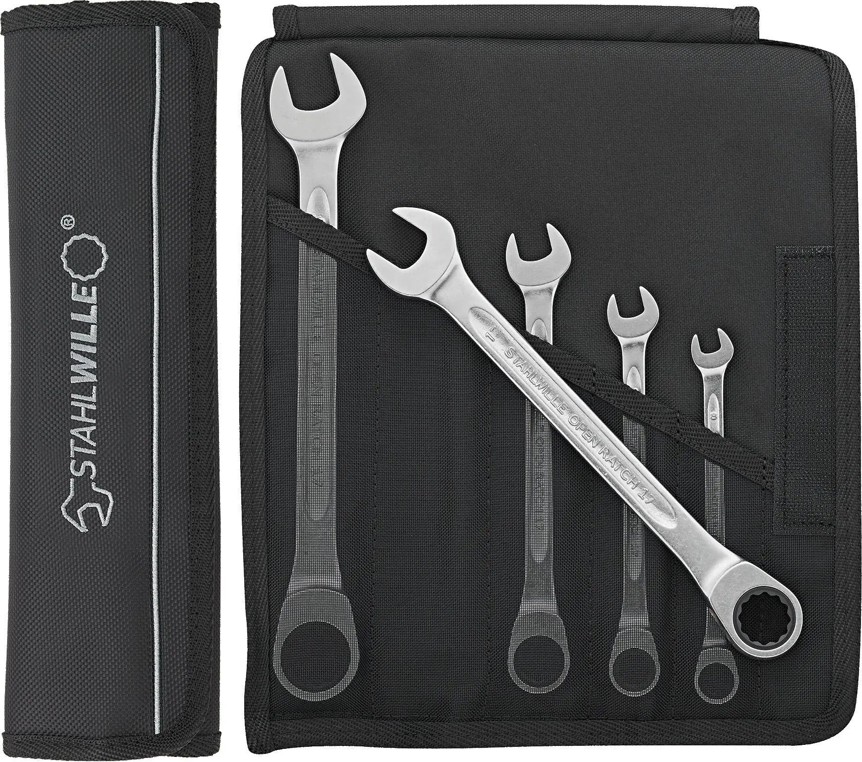 Stahlwille Set of 5 Combination Ratchet Wrench - ST 96401705 Stahlwille