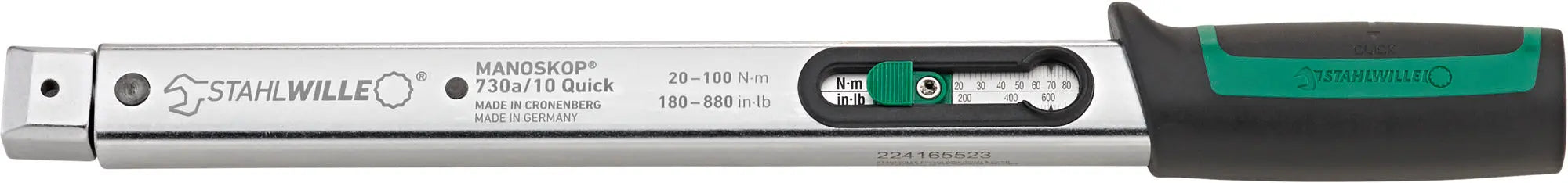 Stahlwille MANOSKOP Service Torque Wrench with Holder for Insert Tools, Size a/5 - ST 50584005 Stahlwille