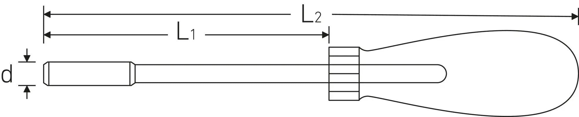 Stahlwille Bit Ratchet Screwdriver, Size 1 - ST 18120001 Stahlwille