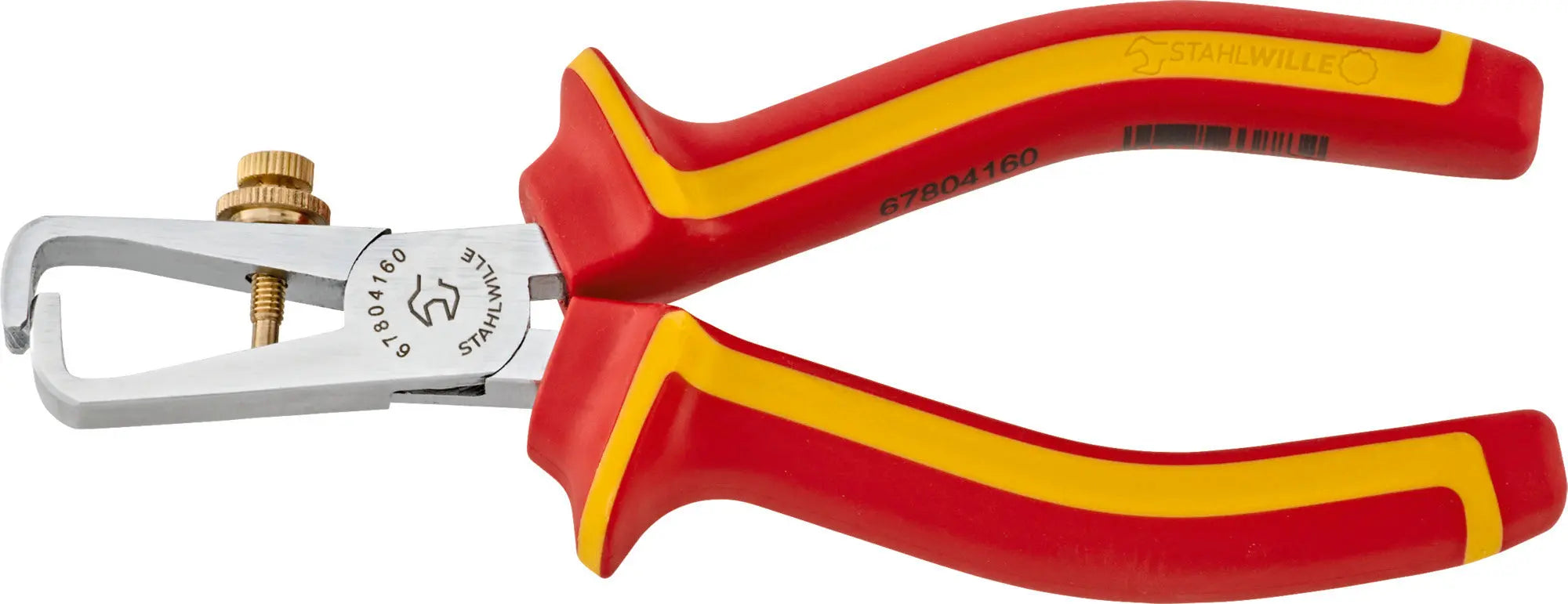 Stahlwille VDE Chrome Plated Wire Stripper, 160 x 58mm - ST 67804160 Stahlwille