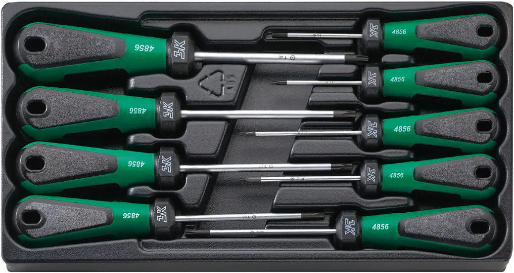 Stahlwille Set of 9 3K Drall Torx Screwdriver - ST 96489910 Stahlwille