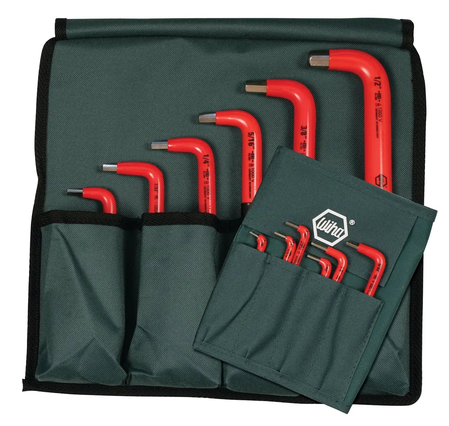 Wiha 13694, Insulated Hex Inch 12 Pc. L-Key Set Wiha