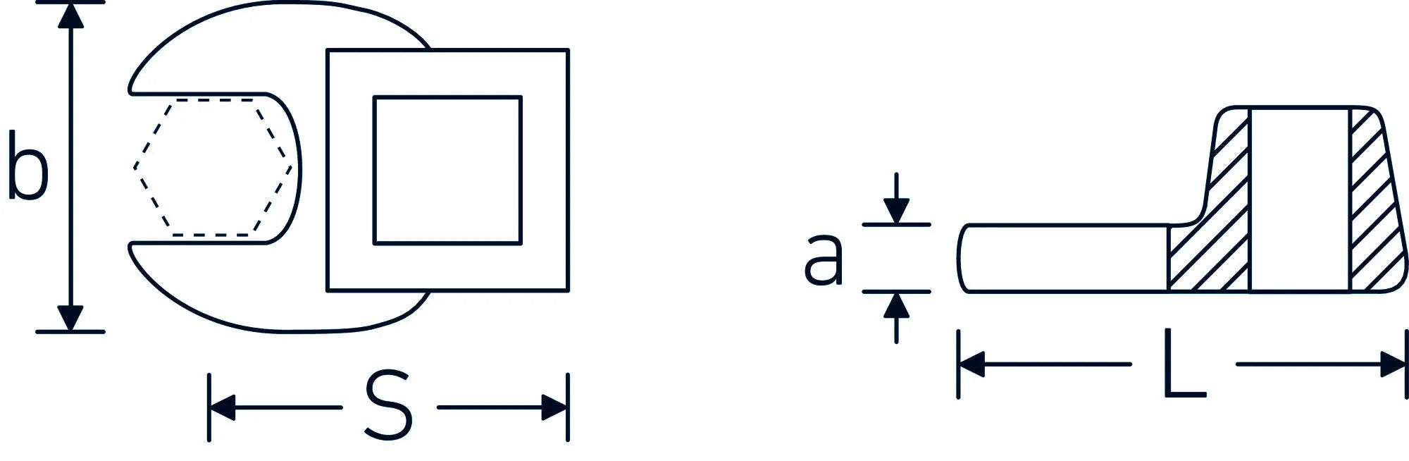 Stahlwille 3/8 in Drive Crow Foot Wrench, 16mm - ST 02200016 Stahlwille