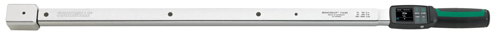 Stahlwille MANOSKOP Electromechanical Angle Torque Wrench, 65 - 650 Nm - ST 96500965 Stahlwille