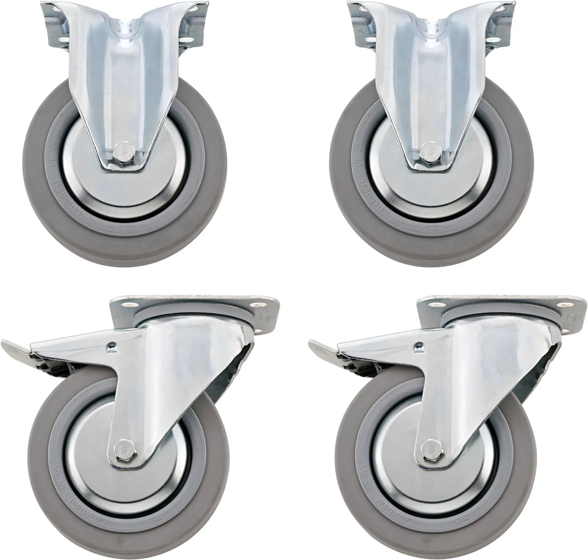 Stahlwille Set of 4 Ball-Bearing Mounted Caster Wheel for Tool Trolley - ST 81490005 Stahlwille