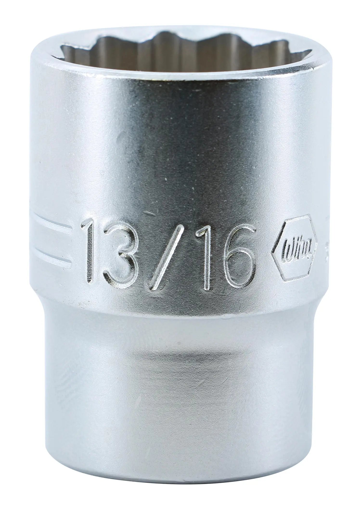 Wiha 33816, 1/2" Drive Deep Socket, 12 Point, 13/16" Wiha