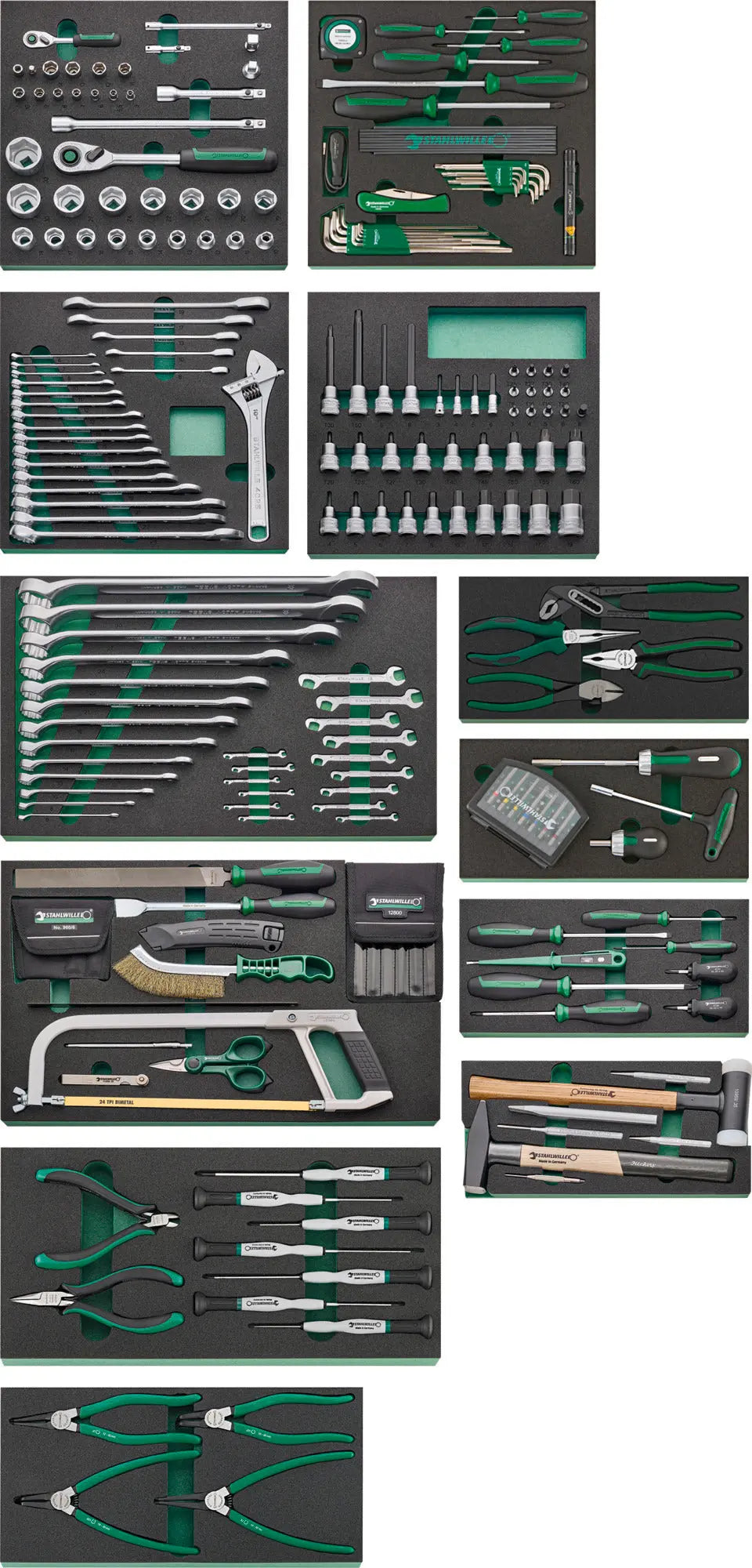 Stahlwille Set of 267 Assortment Tool with TCS Insert - ST 97830258 Stahlwille
