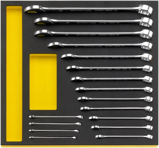 Stahlwille Set of 17 Combination Wrench with TCS Insert, 6 - 24mm - ST 96830351 Stahlwille