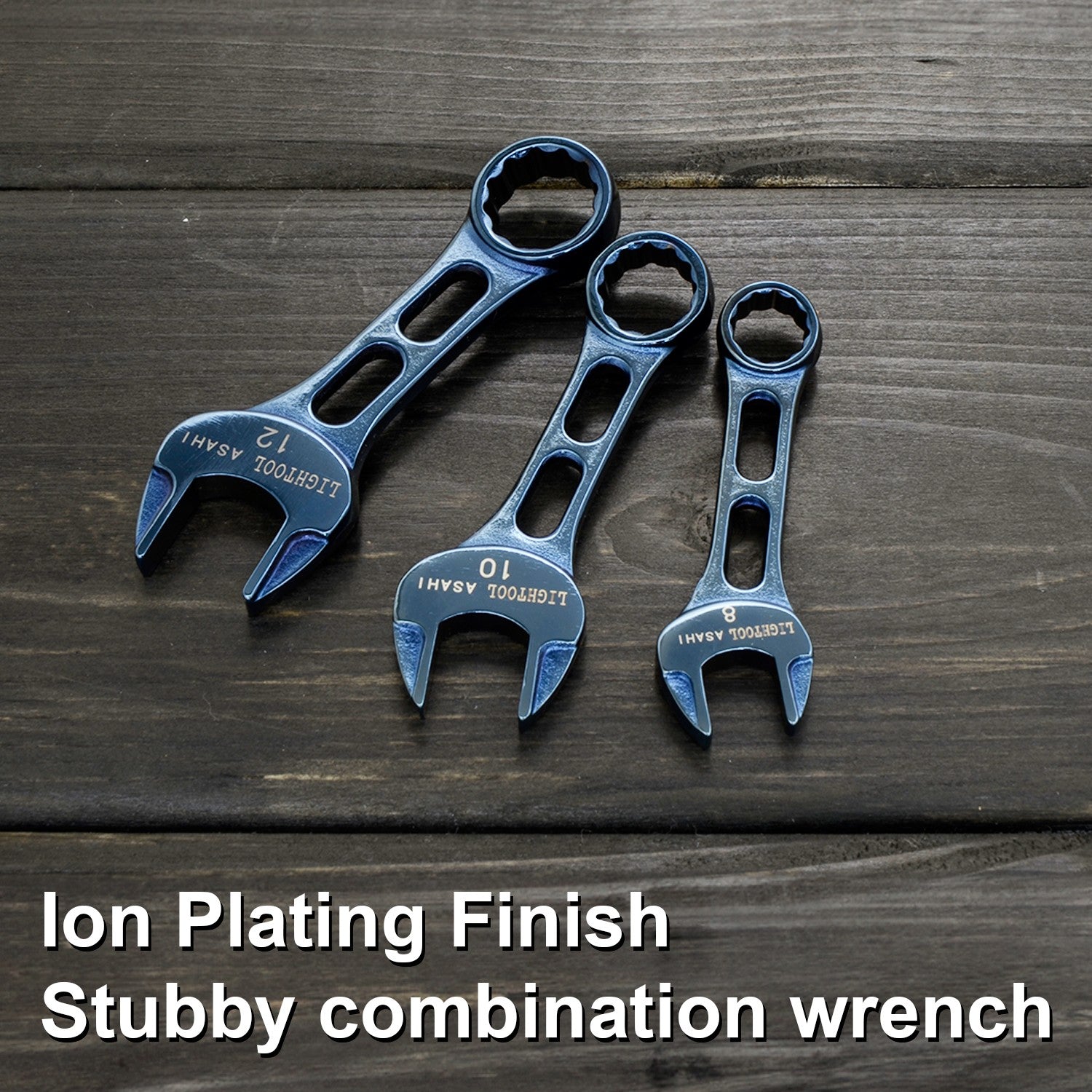 Asahi LIGHTOOL Mini Combination Wrench 3pc Set - LCWUS30A