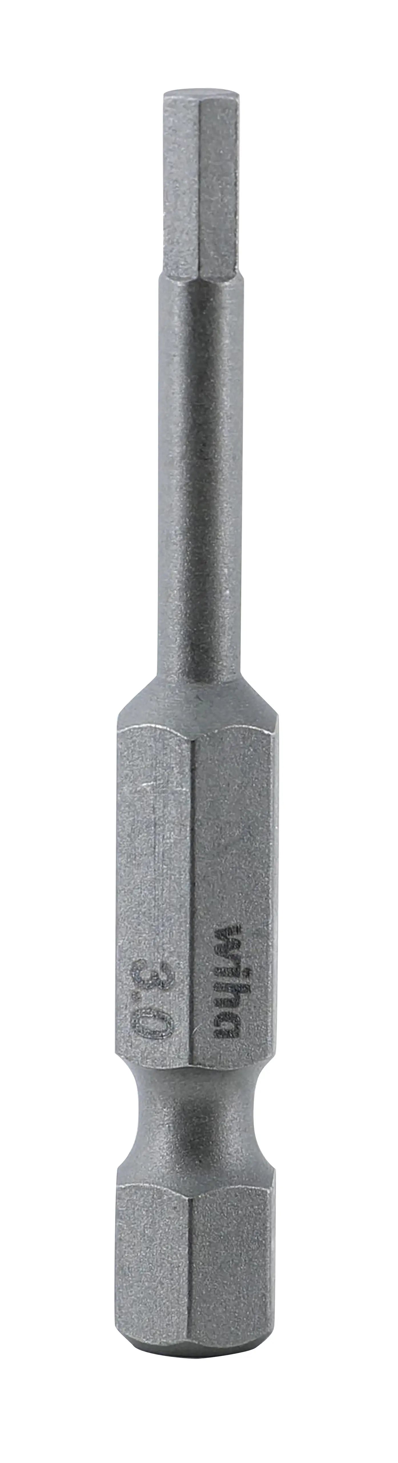 Wiha 74330, Hex Metric Power Bit 3.0 x 50mm Wiha