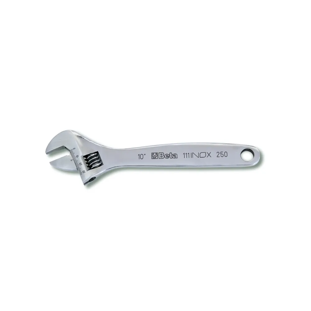 Beta Tools 111INOX/250 Stainless Steel Adjustable Wrench, 30 - 70mm - BT 001110325
