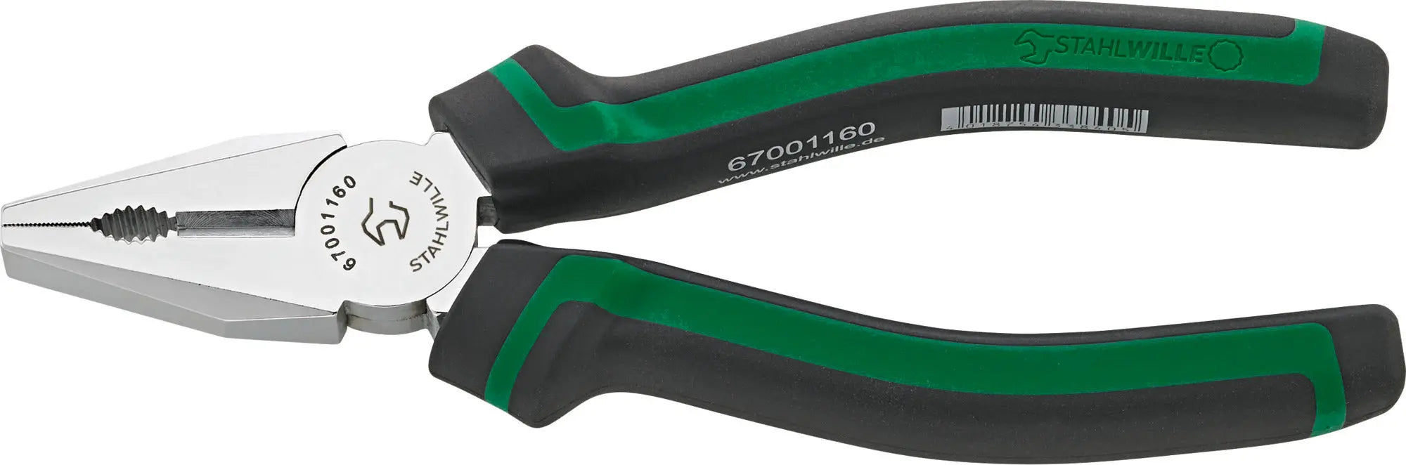 Stahlwille Chrome Plated Combination Plier, Length 160mm - ST 67001160 Stahlwille