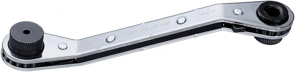 Stahlwille Ratcheting Bit Holder Wrench, 1/4 x 5/16 in - ST 41541620 Stahlwille