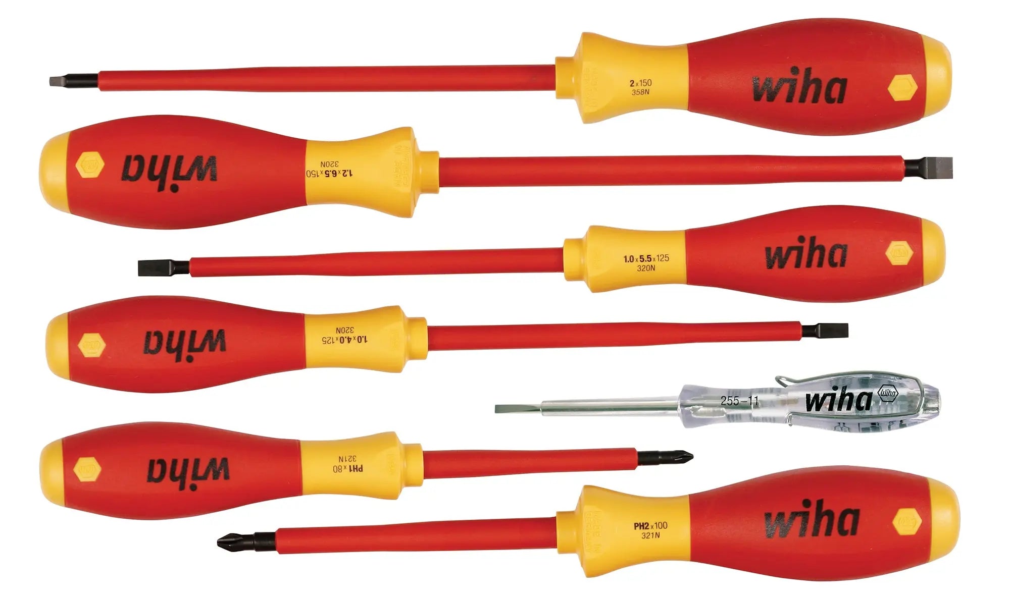 Wiha 32087, Insulated Drivers & Tester 7 Pc. Set Wiha