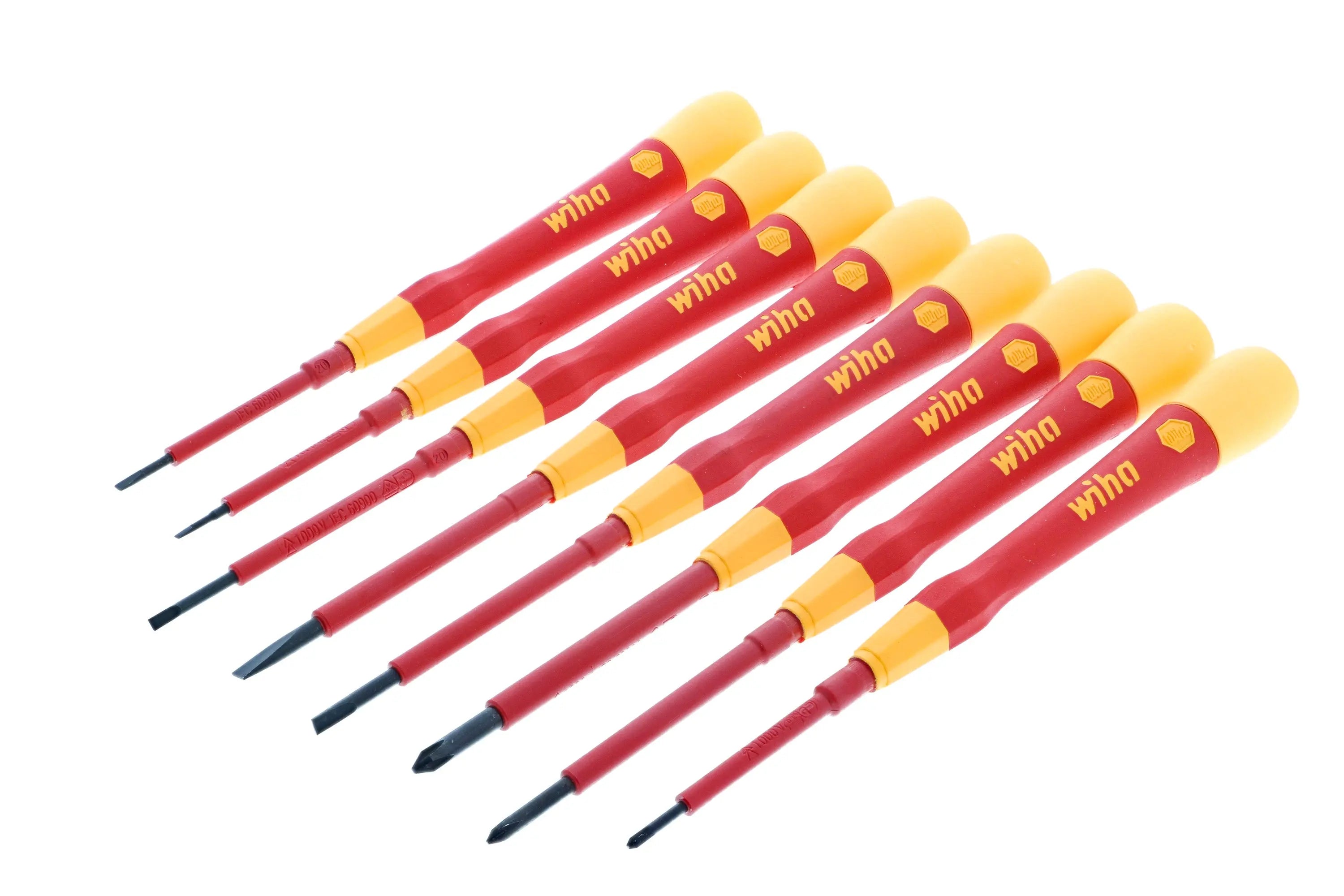 Wiha 32088, Insulated PicoFinish Slot/Ph 8 Pc. Set Wiha