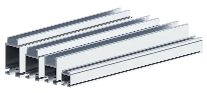 Knight Global Enclosed Track Aluminum Rail Series, Capacity 1600 lbs - KG RAD6110 Knight Global