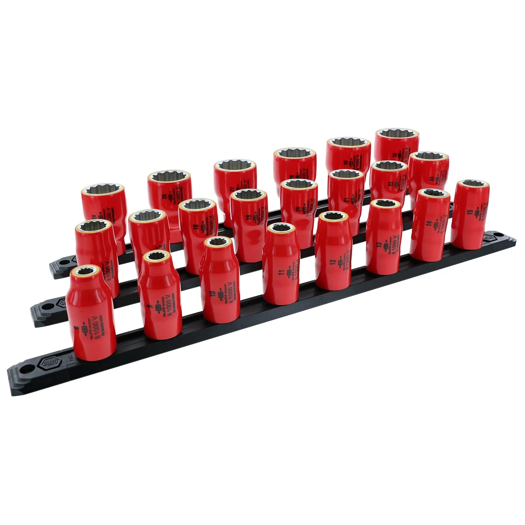 Wiha 31793, 22 PC Insulated Sockets 1/2 Drive Wiha