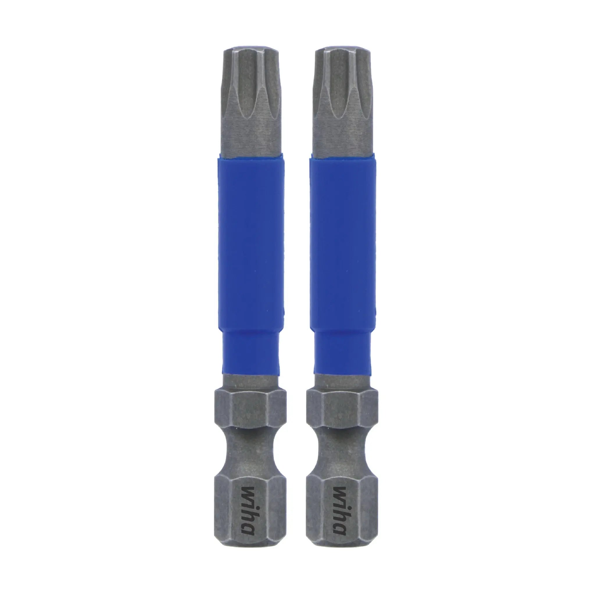 Wiha Set of 2 Terminator Blue Impact Bits, T30 x 2 in - WI 70222 Wiha