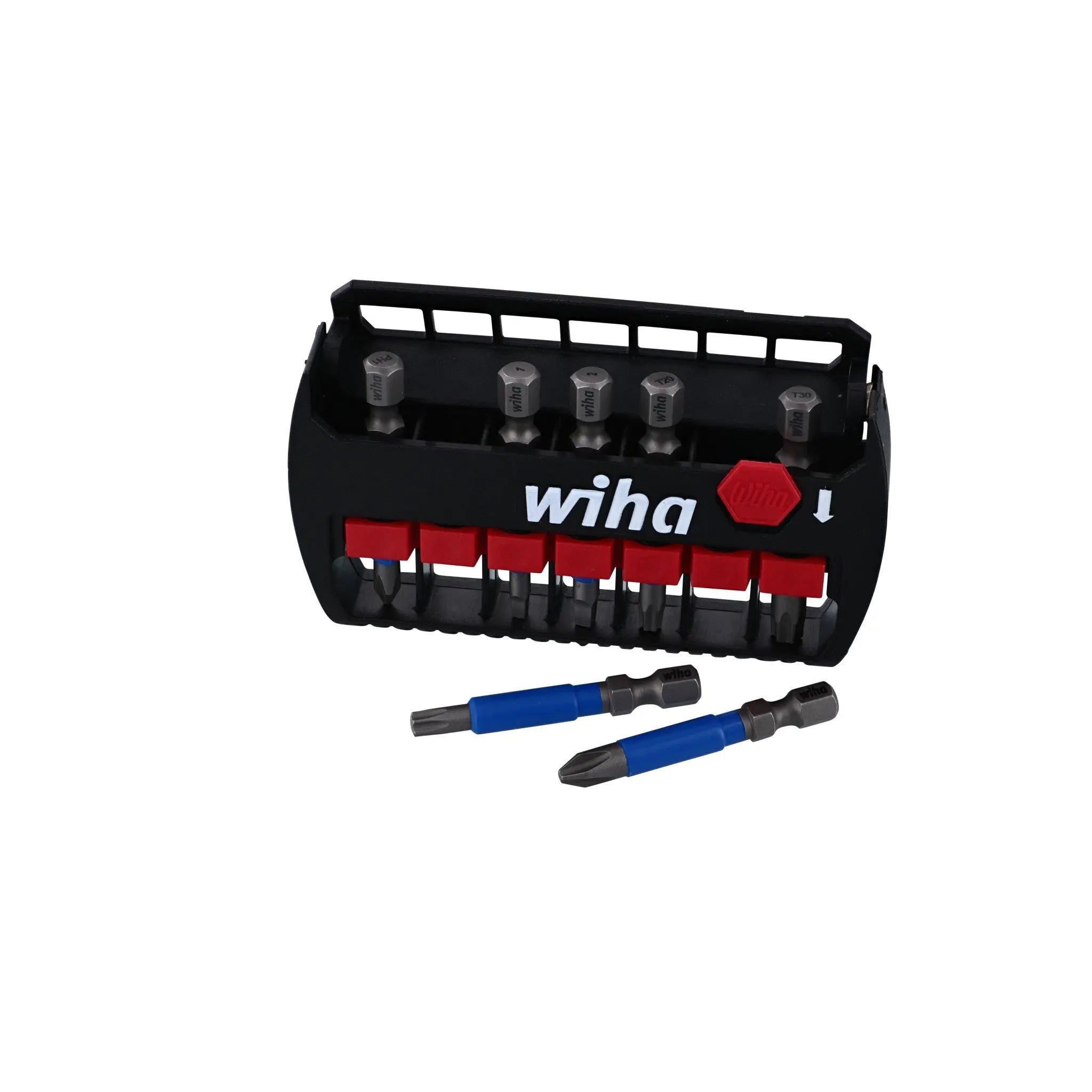 Wiha Set of 7 Terminator Blue Bit Buddy, 2 in - WI 70298 Wiha
