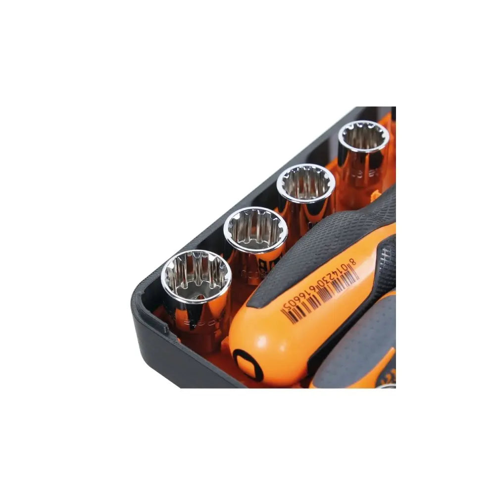 Beta Tools (Article# 900/C39N) Set of 39 Socket and Bit with Case - 11 - 1/4 in Drive Sockets, 21 Bits, 7 Accessories - BT 9000947 Beta Tools