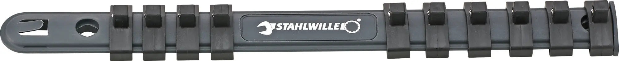 Stahlwille 1/4 in Drive Socket Clip Rail, Length 255mm - ST 80400003 Stahlwille